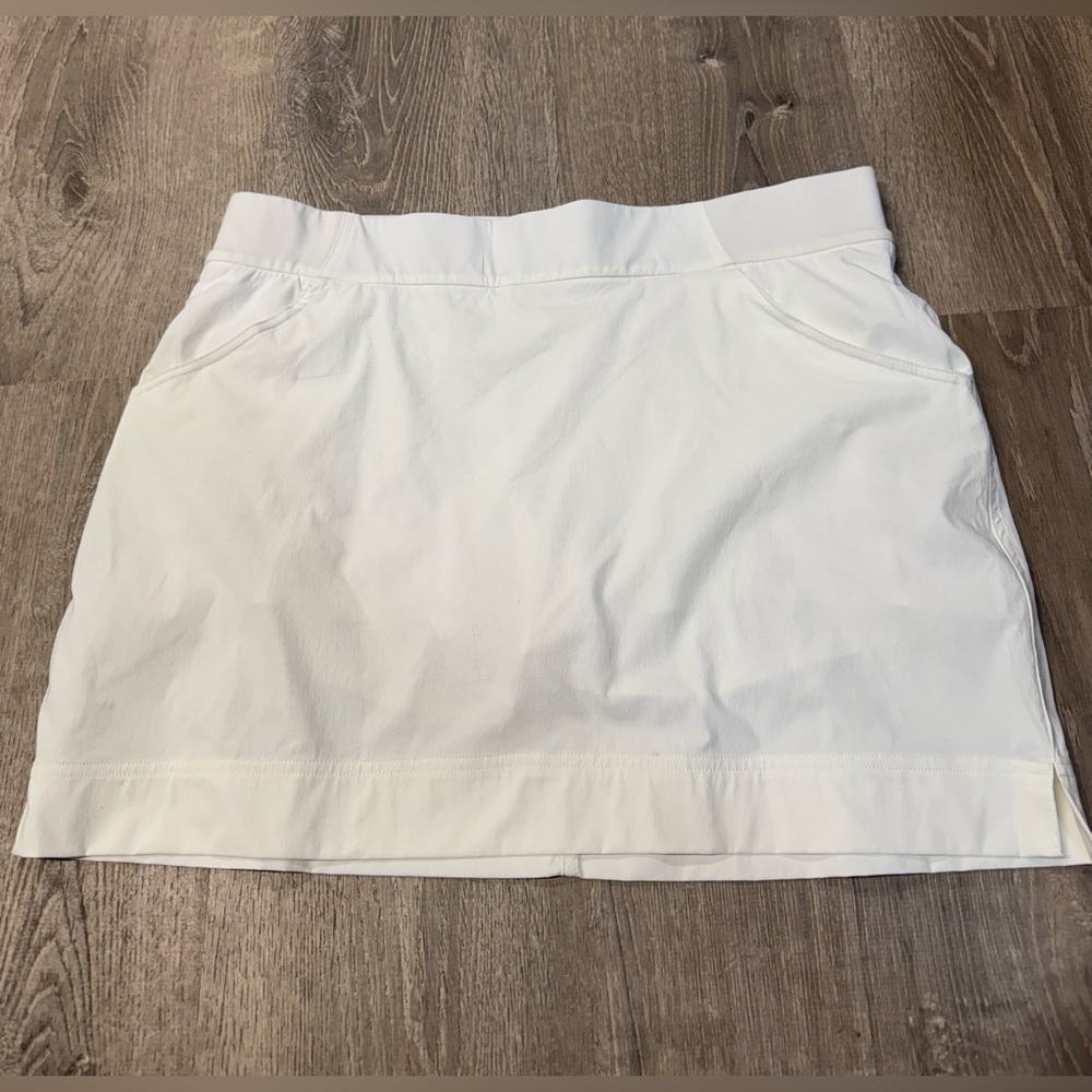 columbia skort xl Women’s Skirt White Tennis Golf Pickleball athletic Workout